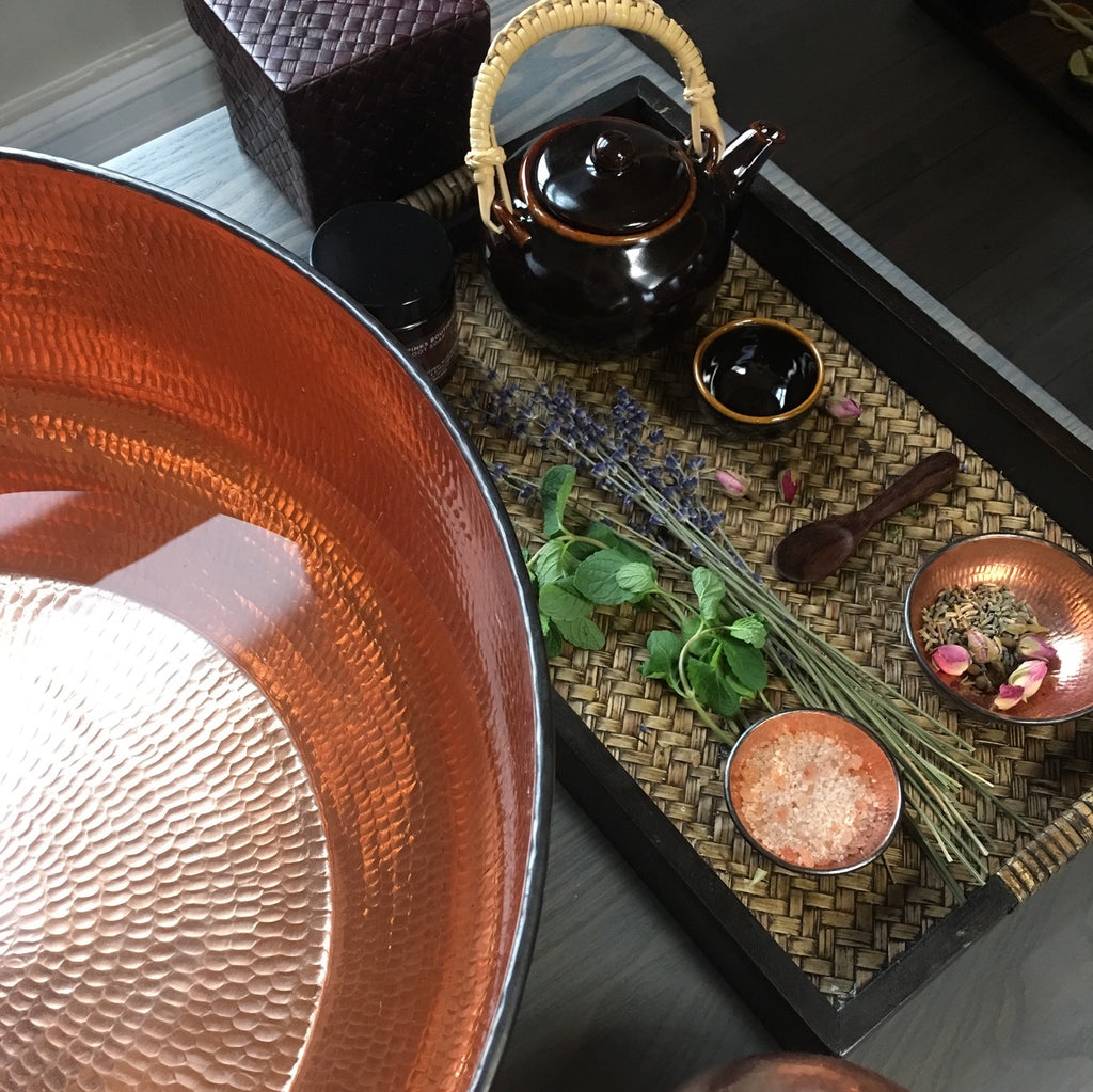 Copper Pedicure Bowl