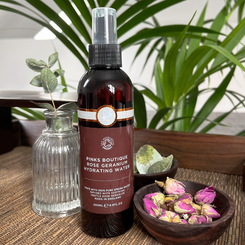 Rose and Geranium Organic Flower Water