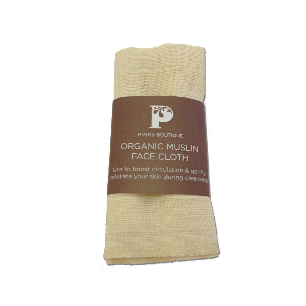 Organic Muslin Face Cloths