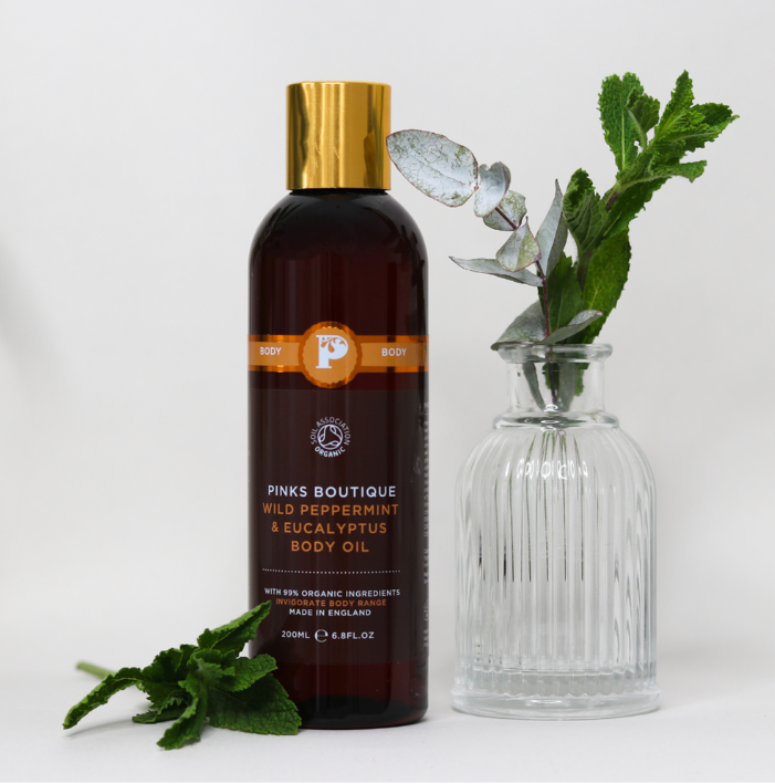 Wild Peppermint & Eucalyptus Body Oil 200ml