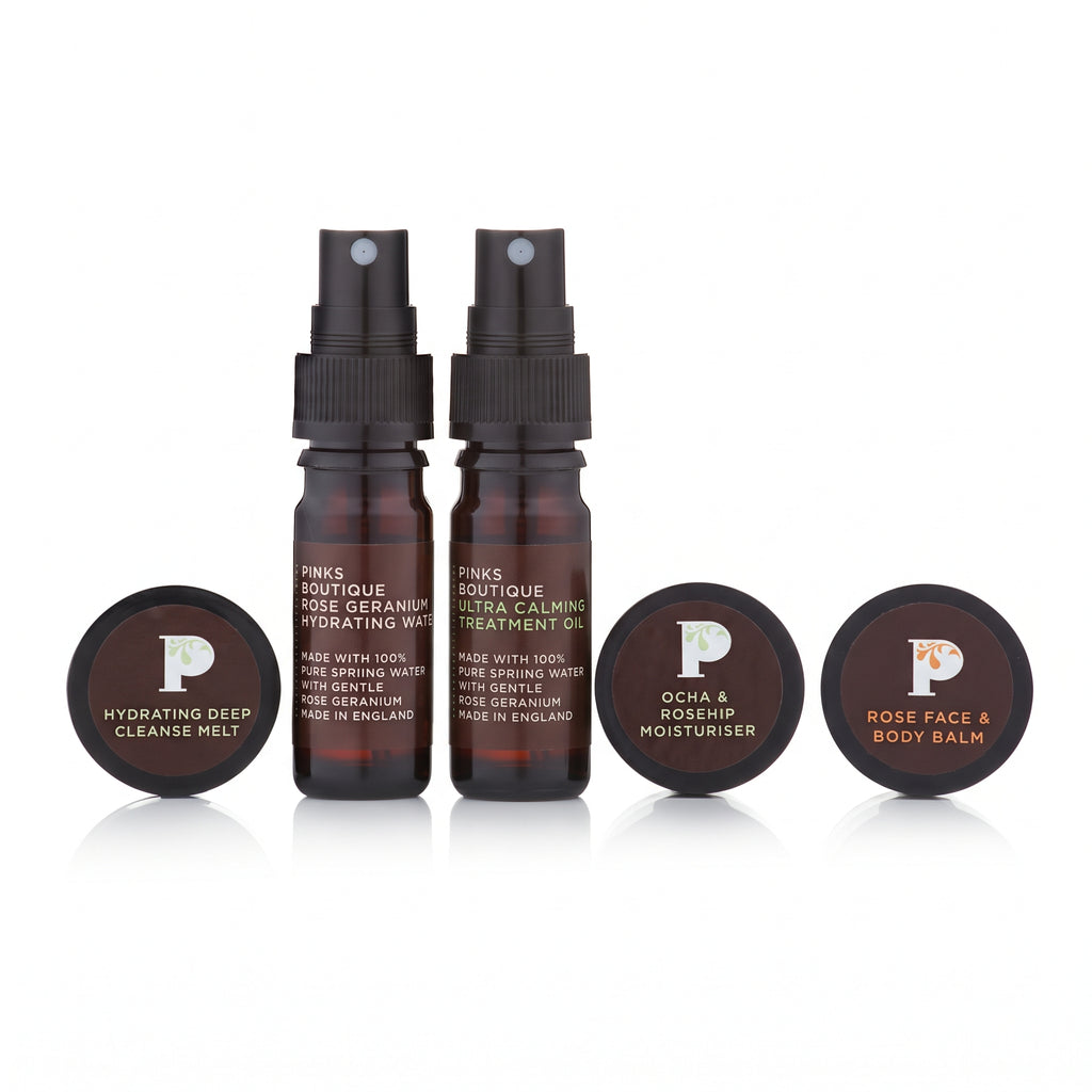 Calming Organic Daily Skincare Routine Mini Set