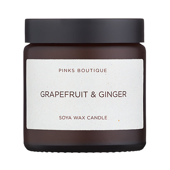 REFRESHING - Grapefruit & Ginger Soya Wax Candle