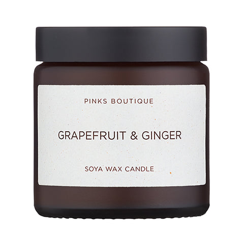 REFRESHING - Grapefruit & Ginger Soya Wax Candle