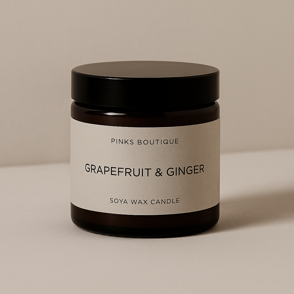 REFRESHING - Grapefruit & Ginger Soya Wax Candle