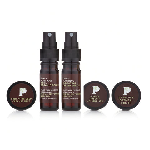 Hydration Organic Daily Skincare Routine Mini Set