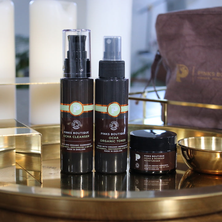 HYDRATION FACIAL TRIO - OCHA CLEANSER, TONER, MOISTURISER
