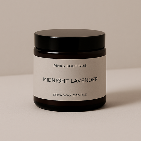 STILL - Midnight Lavender soya wax candle 1