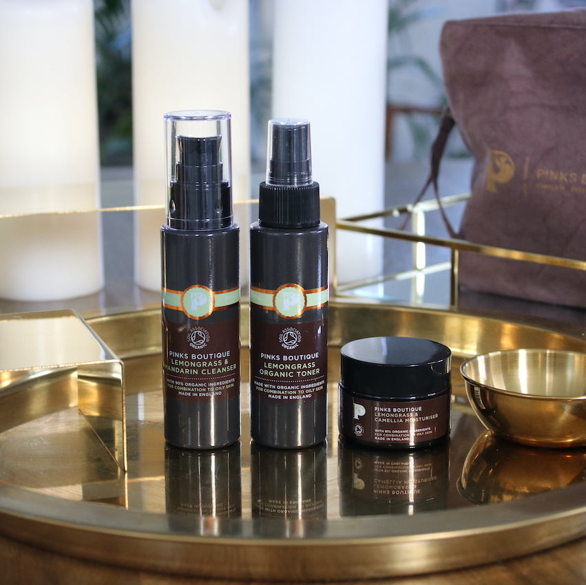 OIL BALANCE FACIAL TRIO - LEMONGRASS CLEANSER, TONER, MOISTURISER