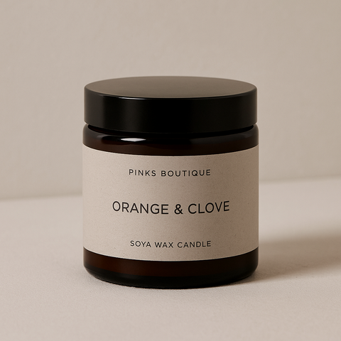 WARMTH - Orange & Clove Soya Wax Candle