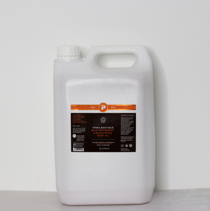 Wild Peppermint & Eucalyptus Body Oil 5 Litre