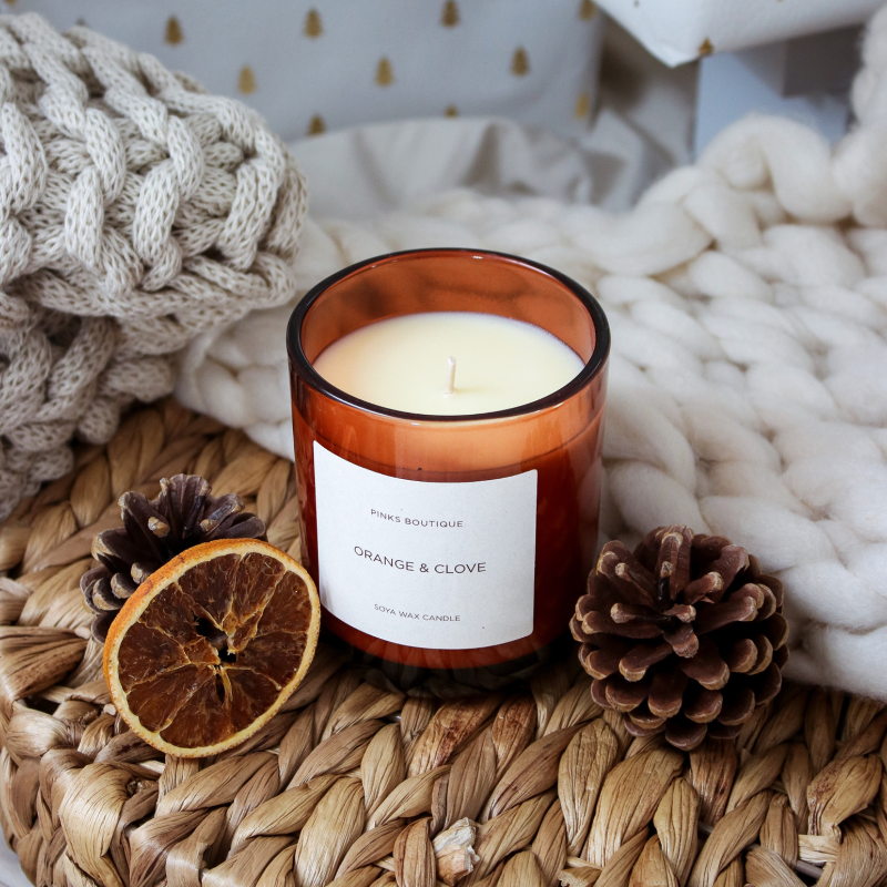 WARMTH - Orange & Clove Soya Wax Candle