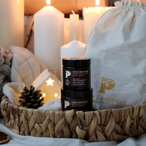 Rosie Glow Duo - Rose Face & Body Balm & Rosehip Scrub