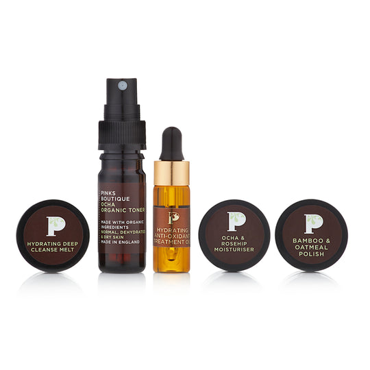 Hydration Organic Daily Skincare Routine Mini Set