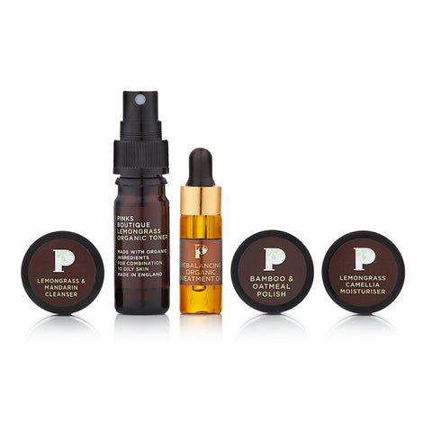 Oil Balance Organic Daily Skincare Routine Mini Set